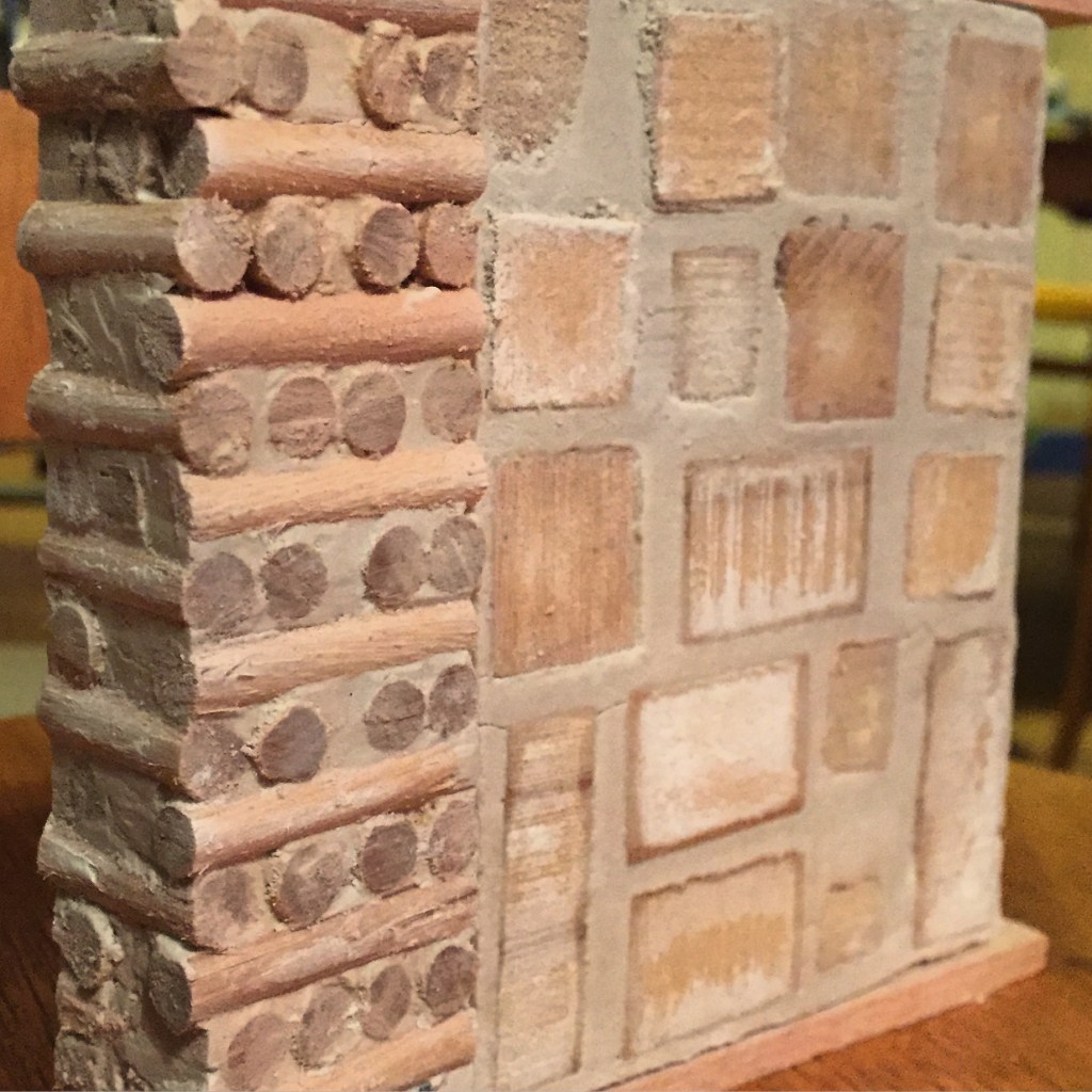 Cordwood model making