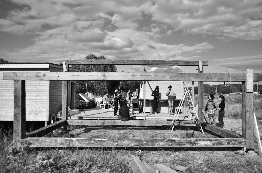 Starting our Cordwood Workshop in&nbsp;Östertälje